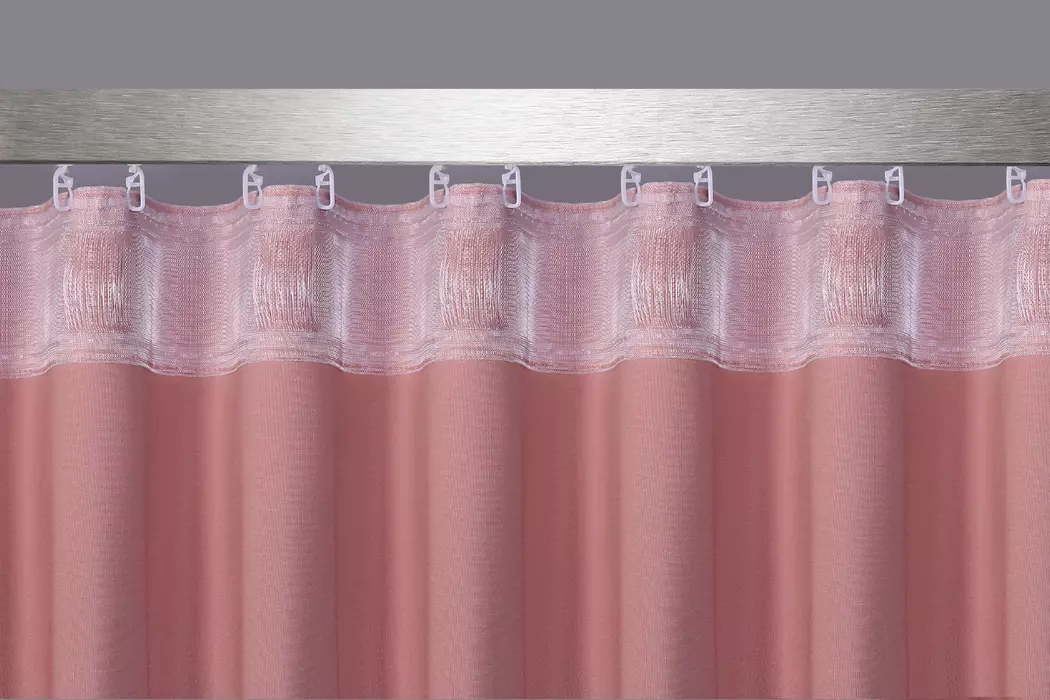 Fertiggardine Samt 135 x 300 cm