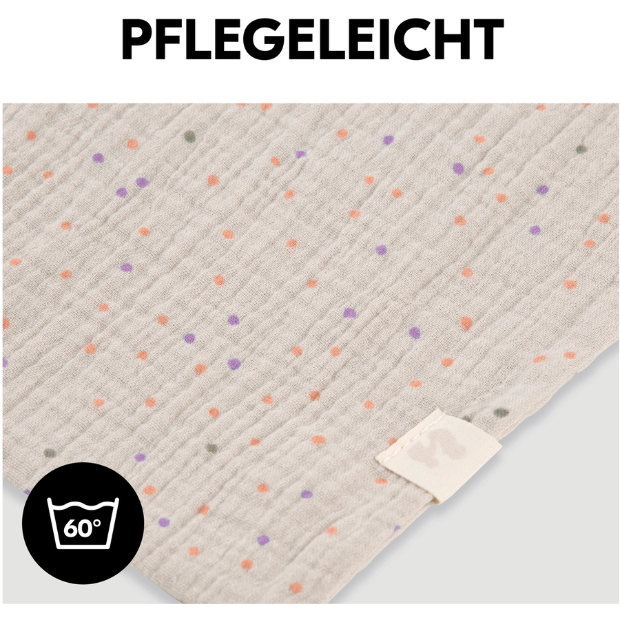 hauck Schnuffeltuch Cuddle N Play Rabbit Beige Dots