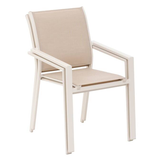 Fauteuil de jardin empilable ESSENTIA Lin / Argile