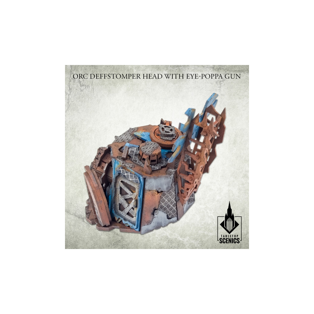 Orc Deffstomper Head with Eye-Poppa Gun