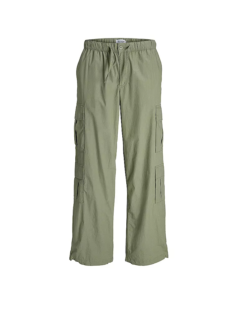 JACK & JONES Cargohose JPSTBILL dunkelgrün