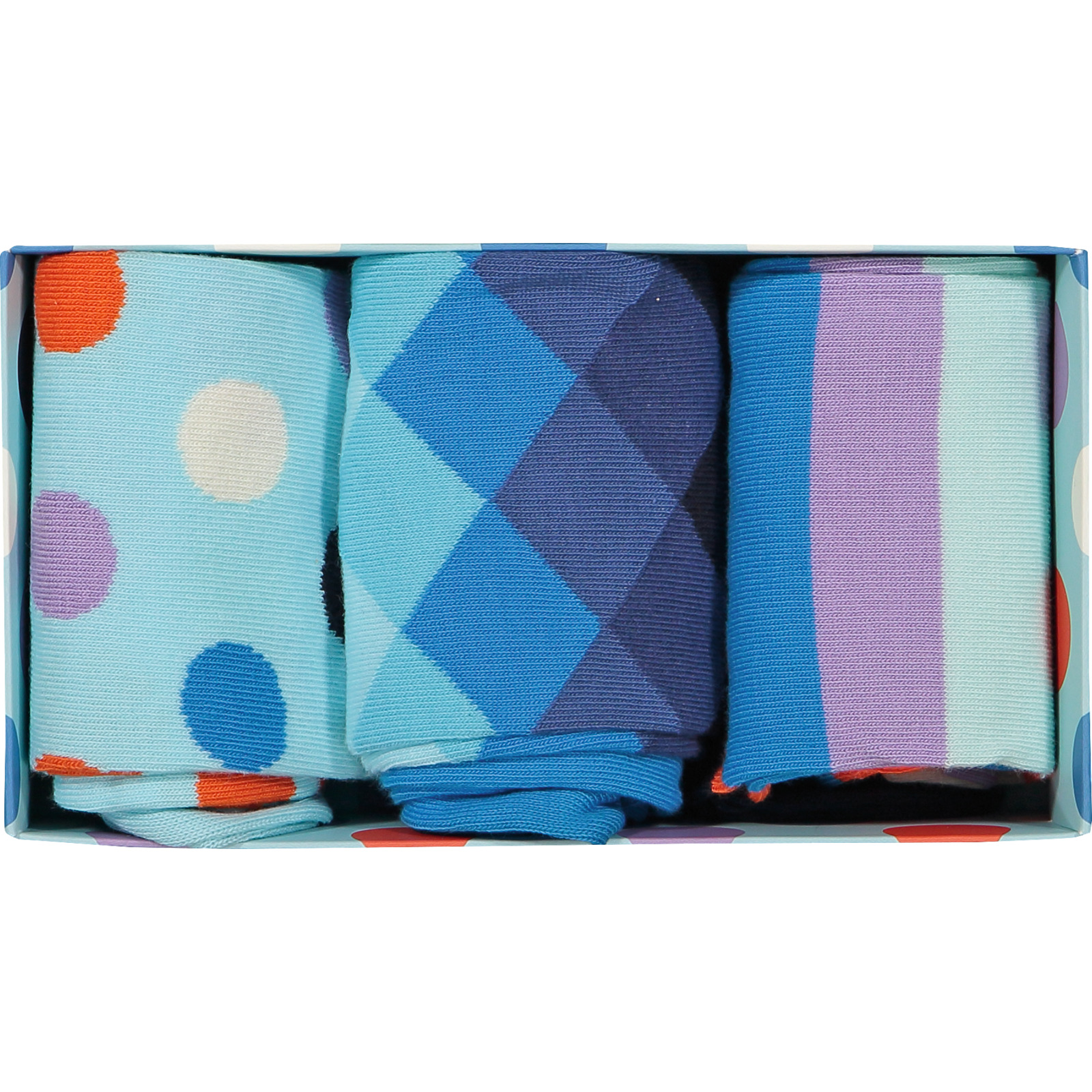 Happy Socks Damen-Socken 3er blau