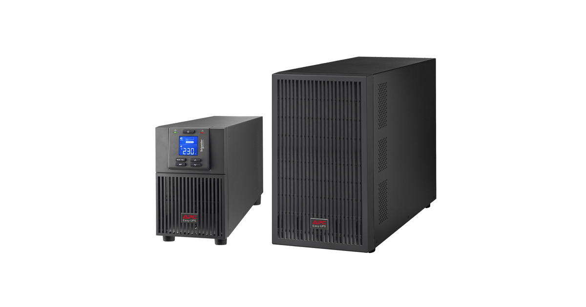 APCEasy UPS On-Line 3000VA SRV3KIL-E ups  (Zwart, 2700 W, Tower, 6x C13 + 1x C19, Intelligente kaartsleuf, LCD, verlengde runtime)