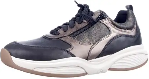 Xsensible zwart combi SWX19 32004.3.040 H - maat 5 veterschoen zwart combi - maat 5 Calandschoen