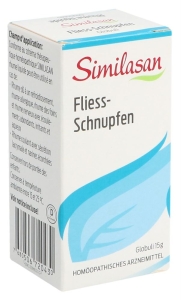 Similasan Fliess Schnupfen Globuli, 15 g