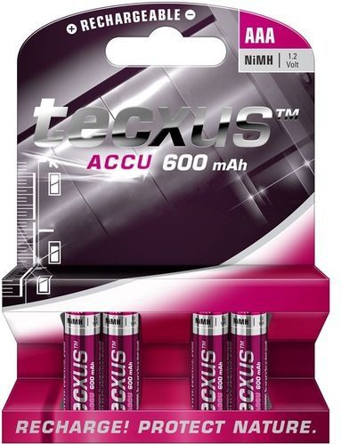Tecxus - 14112 - Accu - Micro AAA - 600 mAh - 4-pack