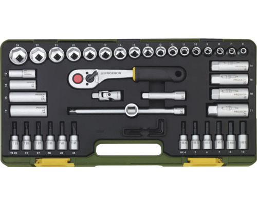 Proxxon compacte dopsleutelset met 3/8