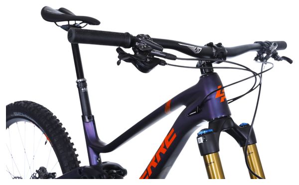 VTT tout suspendu Lapierre Spicy CF 7.9 Shimano Deore XT 12V 29'' Carbone Violet / Or / Orange 2023 - Vélo d'Exposition