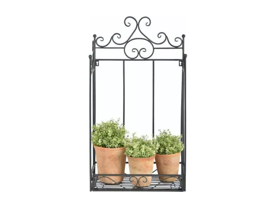 Etagère pliante à plantes Arabesques Droite 1 niveau