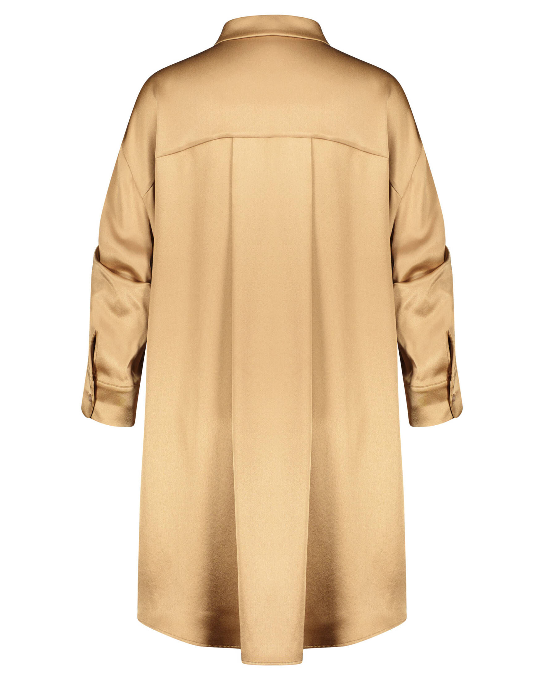 Loewe| Damen Hemdblusenkleid mit Kettendetail aus Seidensatin