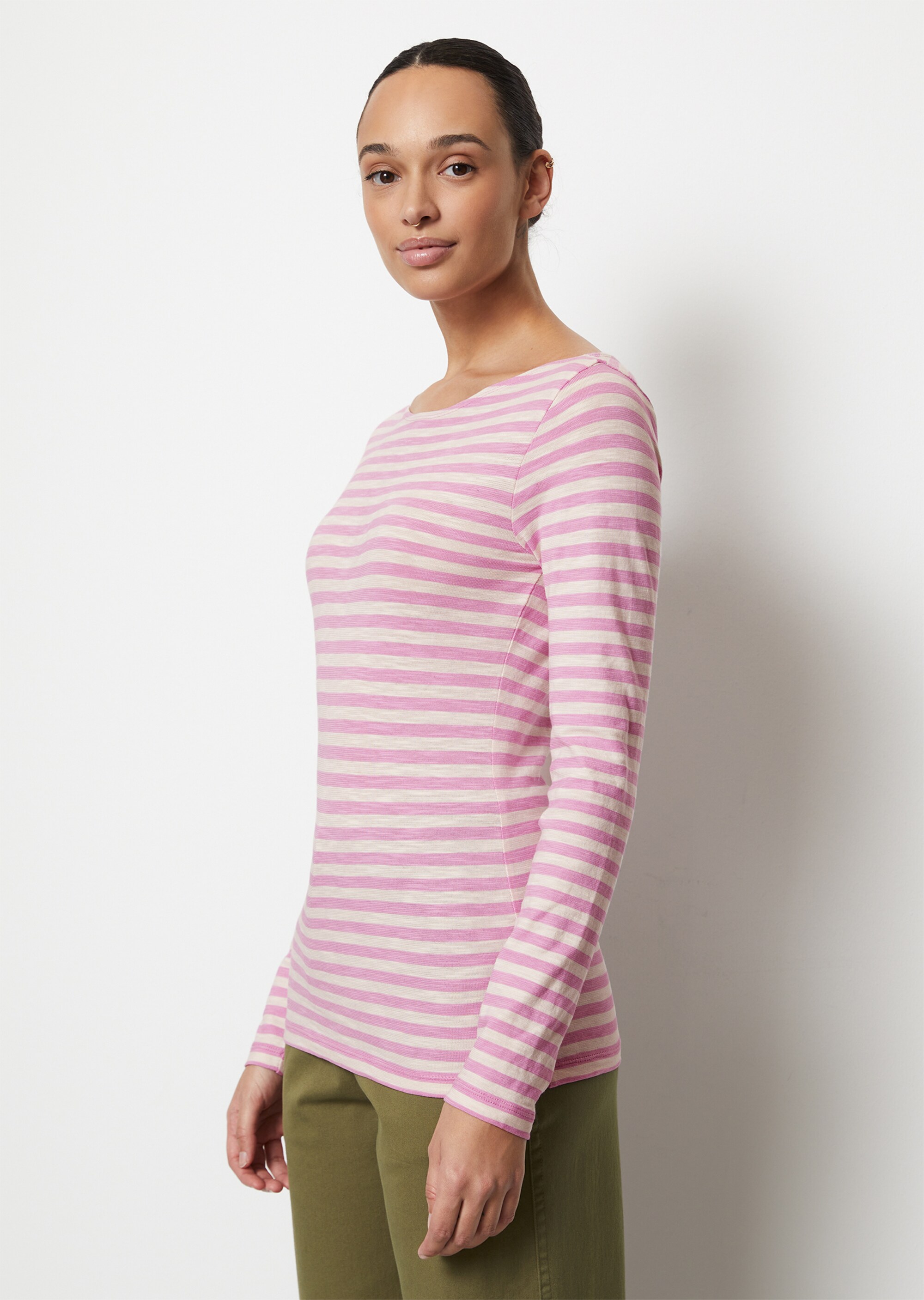 Longsleeve aus Organic-Cotton-Slub-Jersey