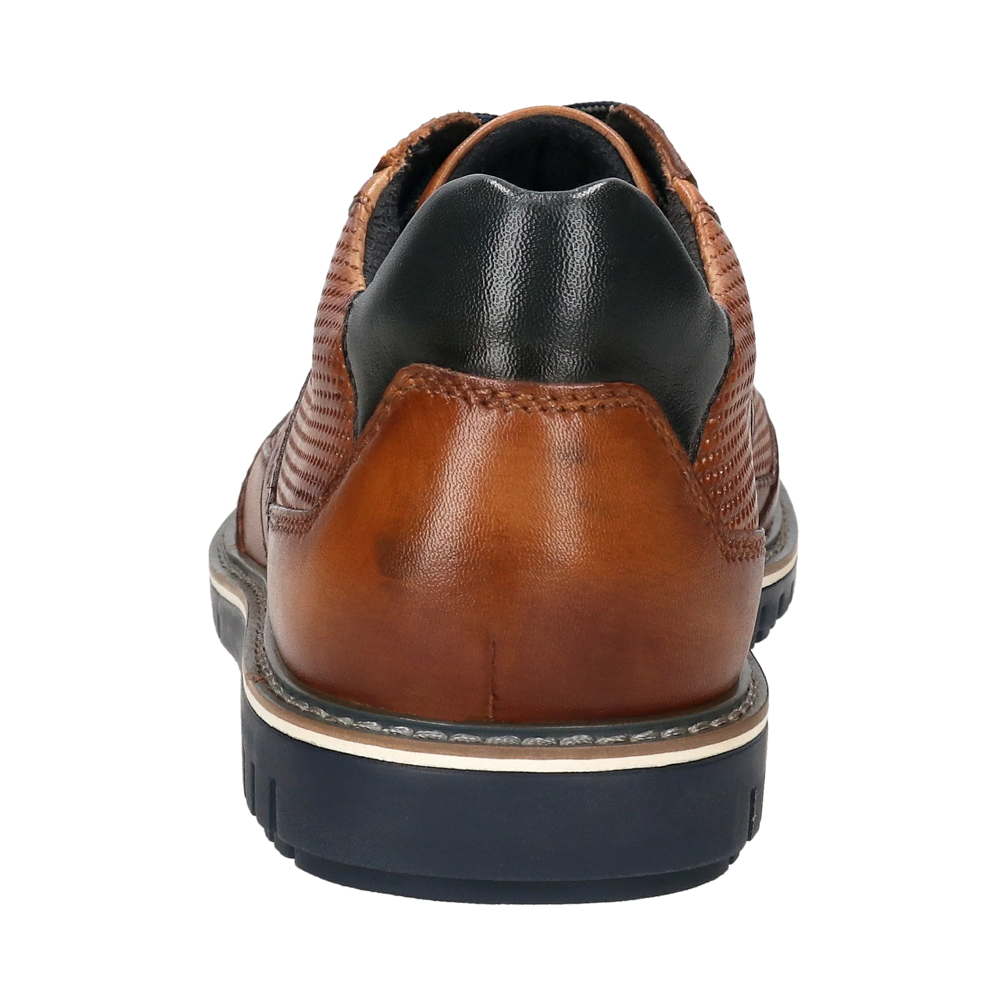 Leder Schnürer cognac