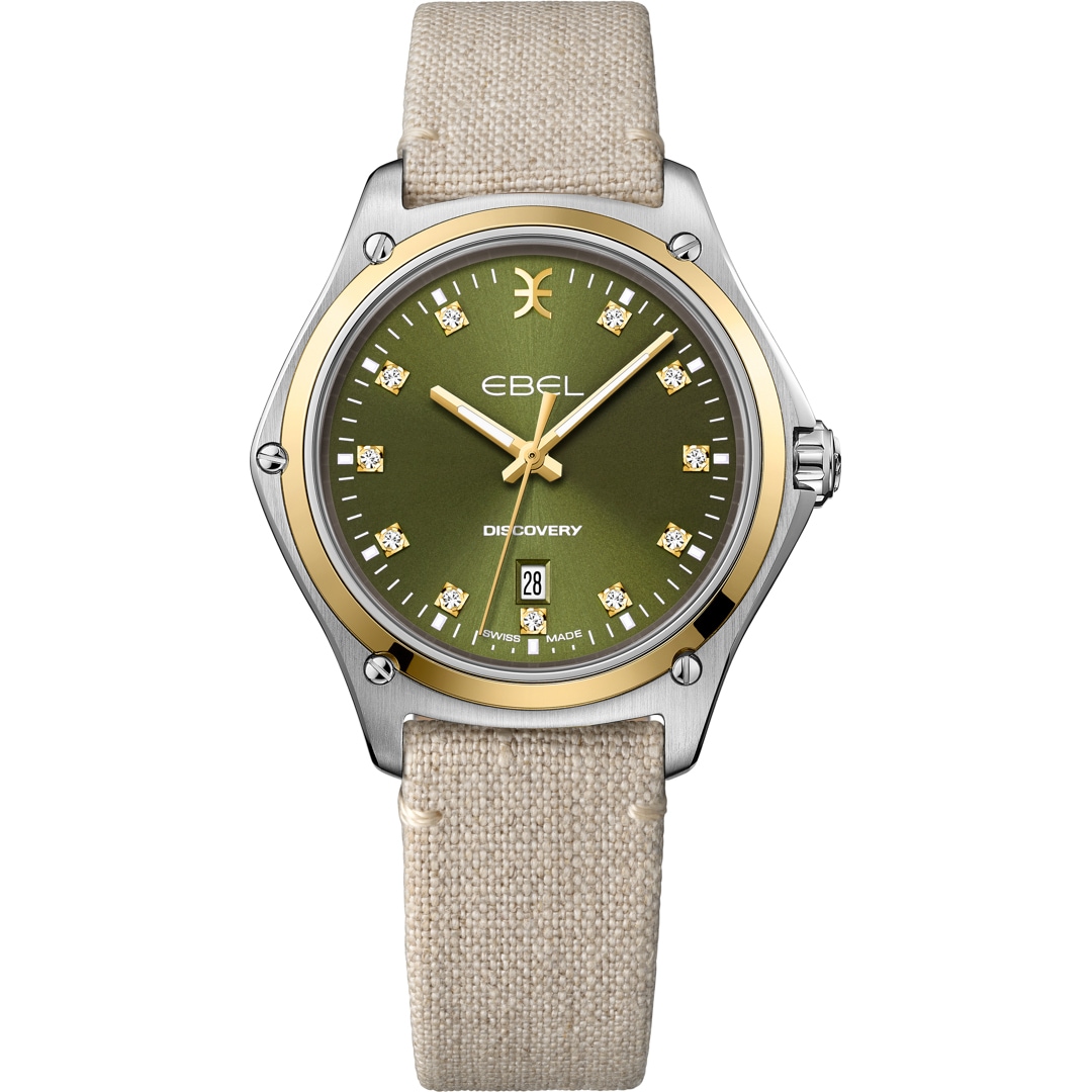 Ebel Discovery Lady Diamonds Bicolor / Grün Set