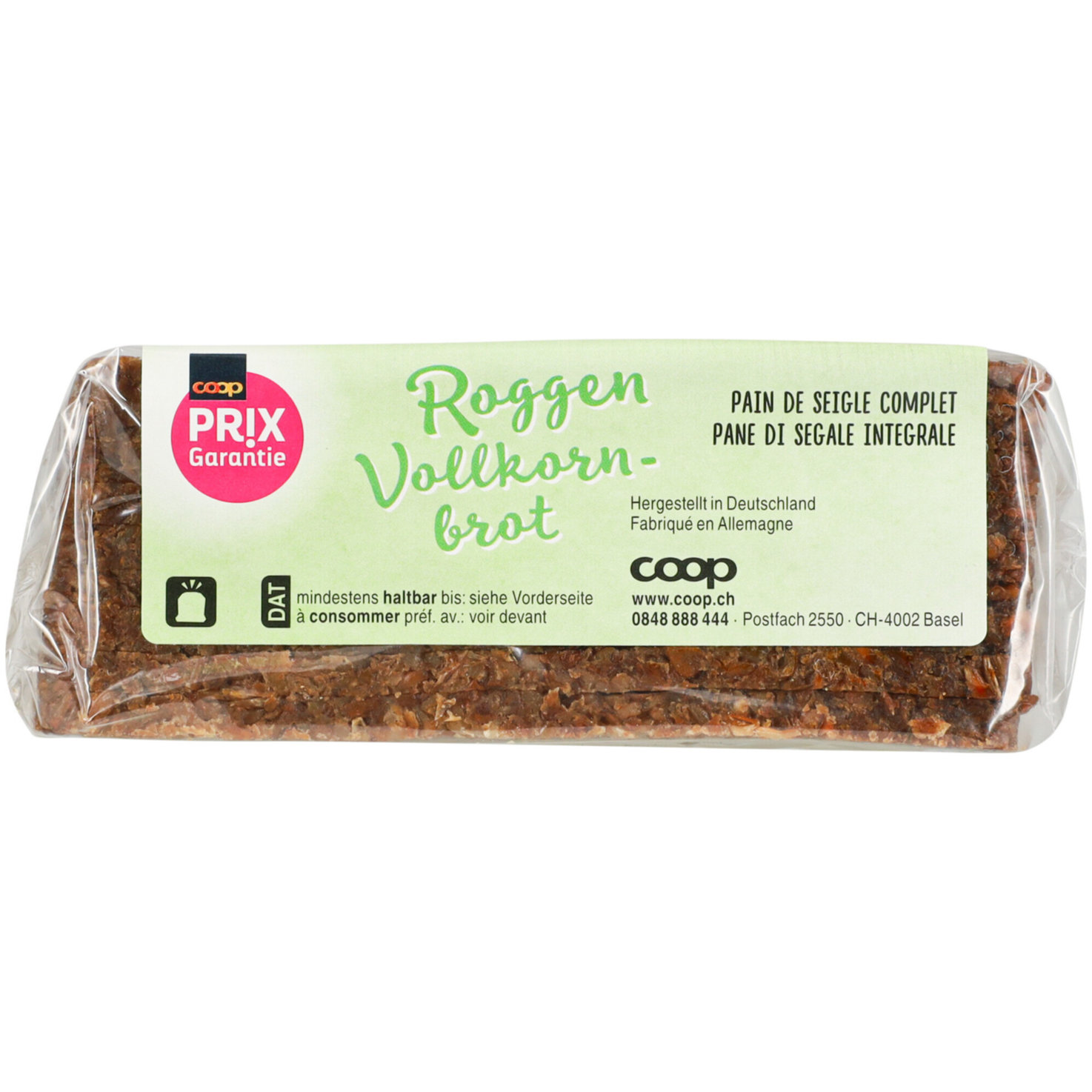 Prix Garantie Roggen vollkornbrot