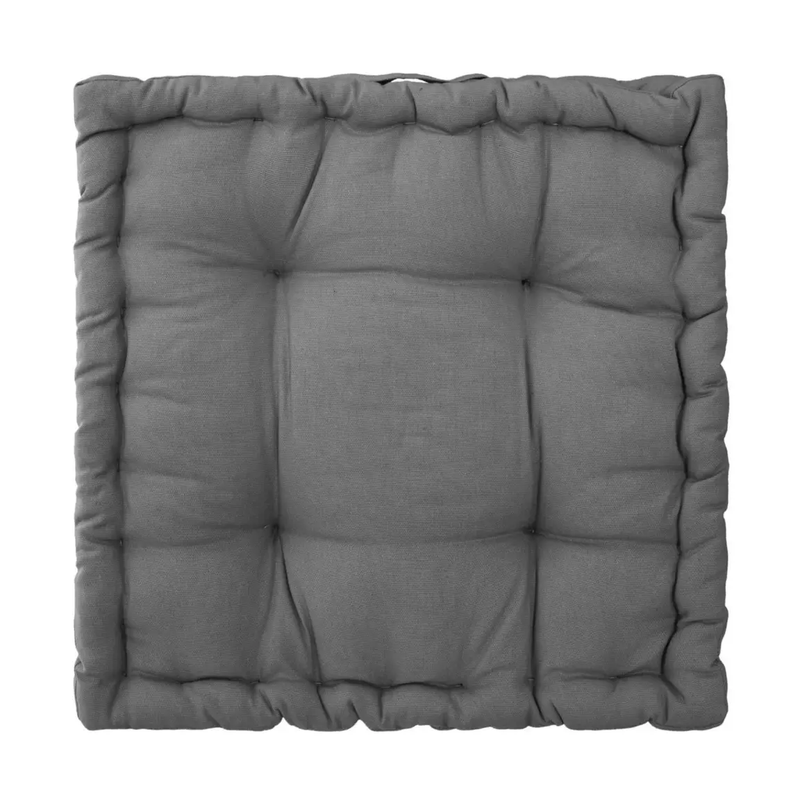 Coussin de sol carré coton (40 x 40 cm) Otto Gris
