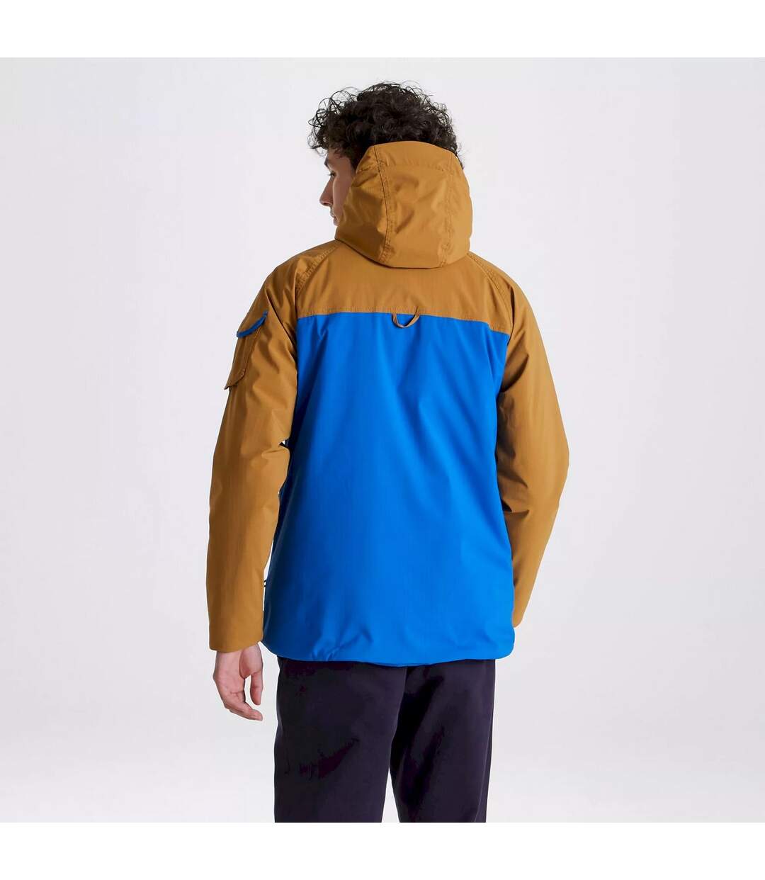 Craghoppers - Parka HANSON - Adulte (Beige foncé / Bleu vif) - UTCG1913