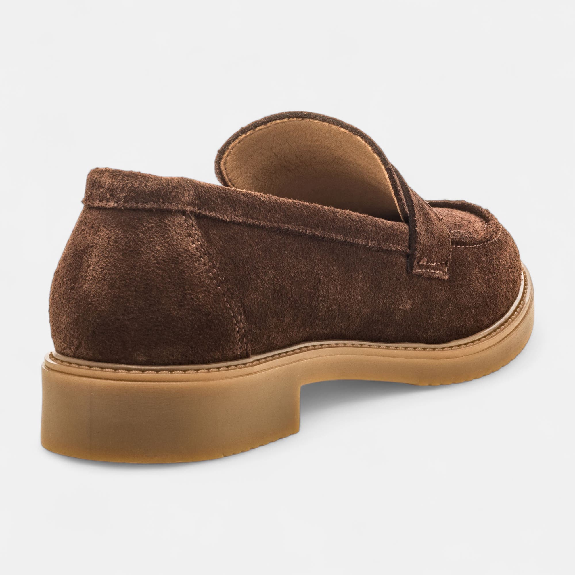 Mocassins Femme en cuir marron