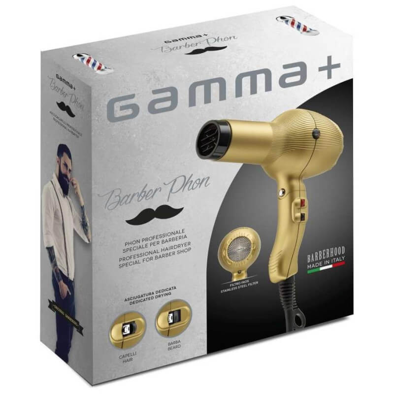 Sèche Cheveux Barber Phon Gold 2000 Watts Gammapiu