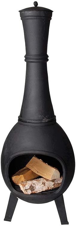 Esschert Design tuinhaard zwart D 44 H 120,5 cm
