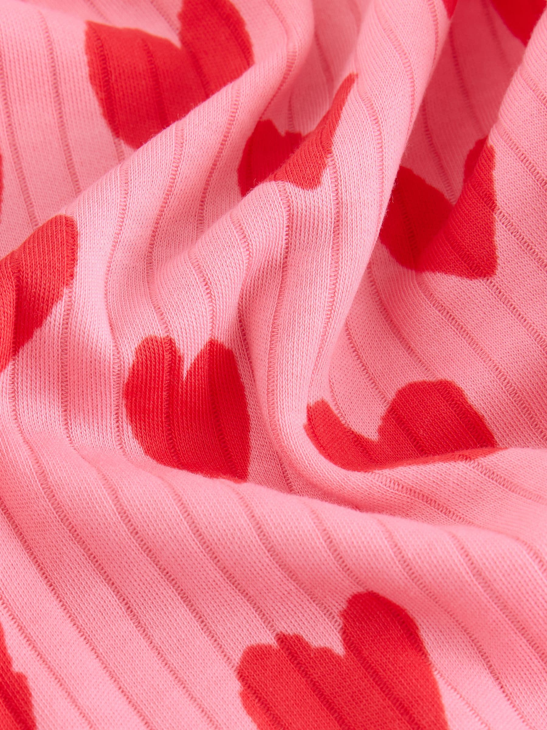 Rood/roze hartjes - Behaaglijke pyjama (9 mnd-10 jr)
