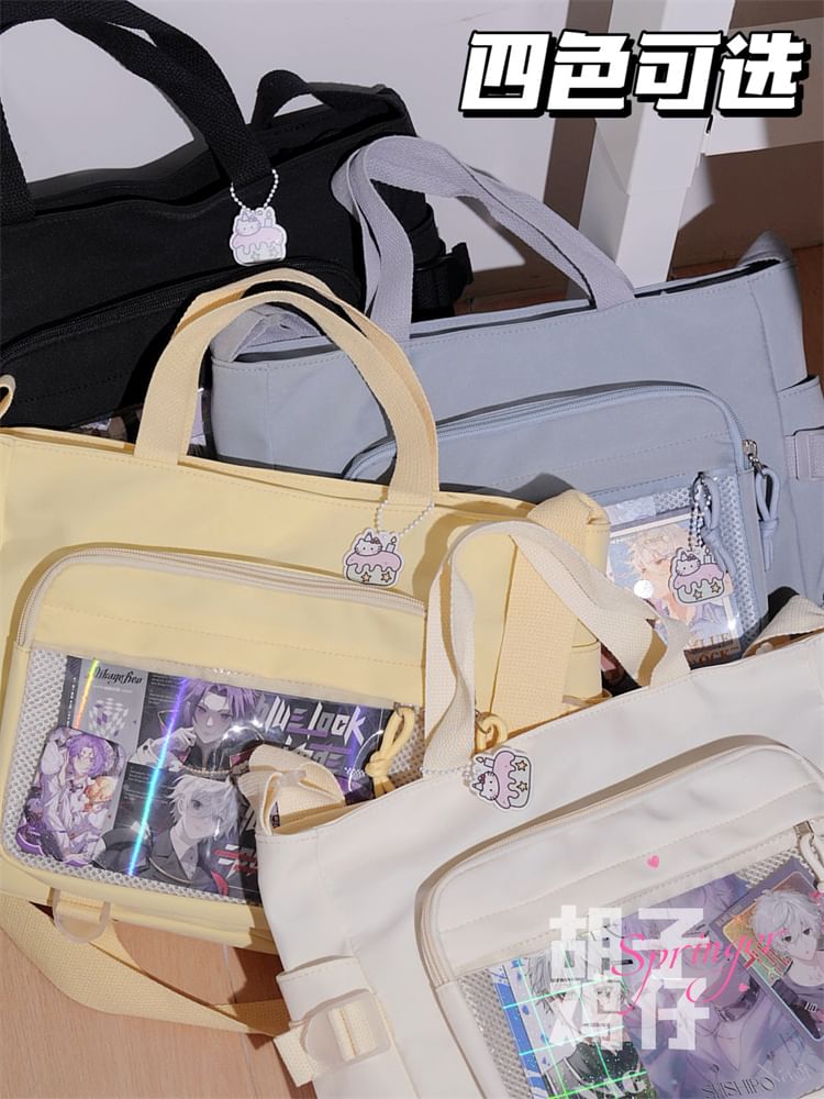 Anchara - Crossbody-draagtas met transparant paneel