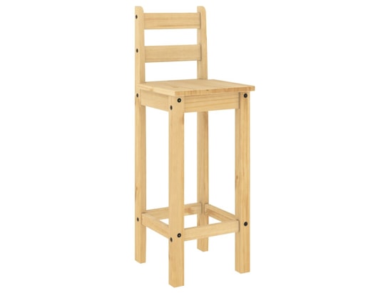 VIDAXL - Ensemble table et chaises Ensemble de bar 3 pcs bois de pin massif