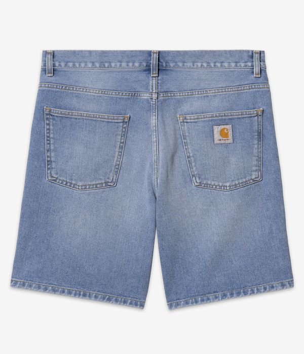 Carhartt WIP Newel Organic Maitland Shorts (blue light used wash)