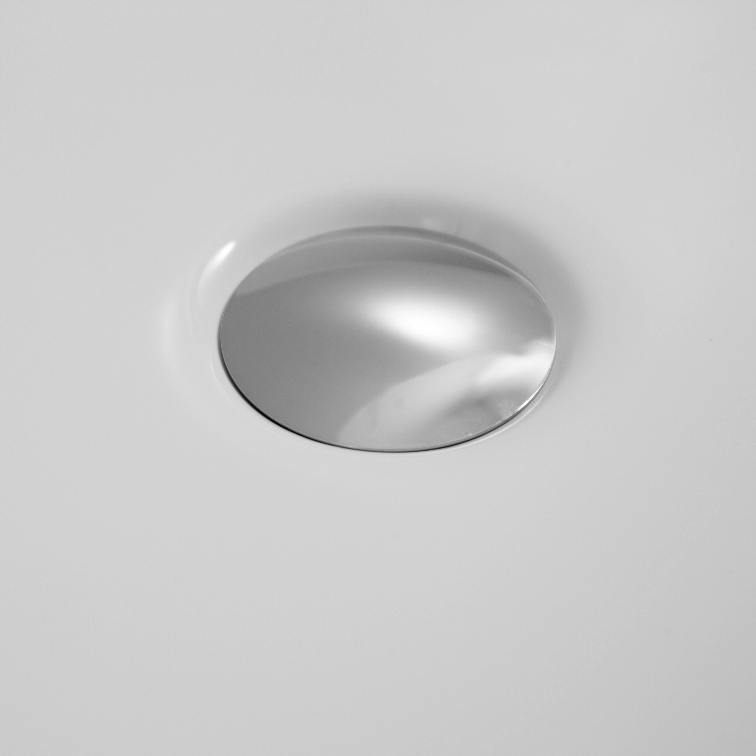 Waschbecken Keramik oval 40 x 33 cm weiss