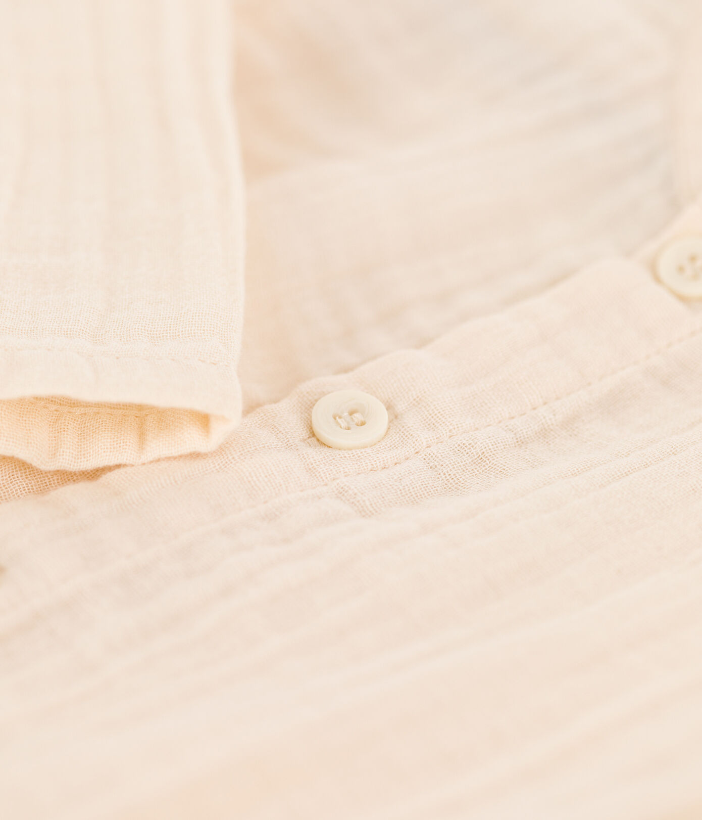 Chemise bébé en gaze de coton