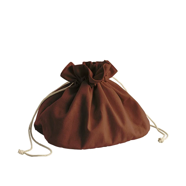 Corbeille sac à pain en coton bio Pebbly