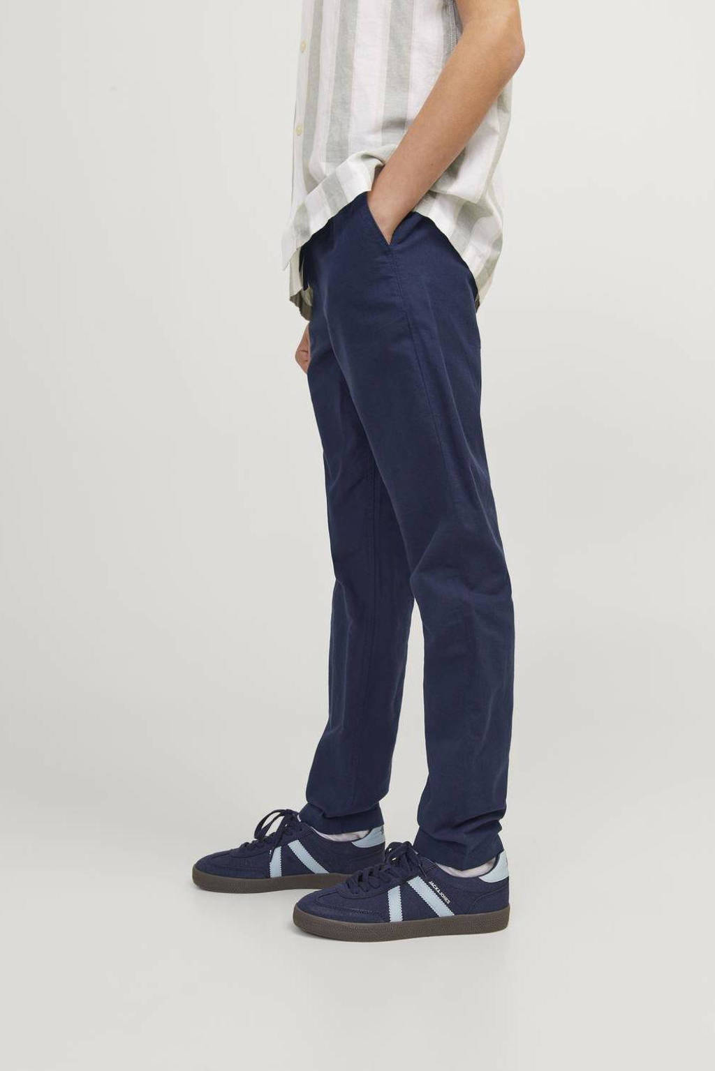 JACK & JONES broek JPSTKANE JJSUMMER donkerblauw