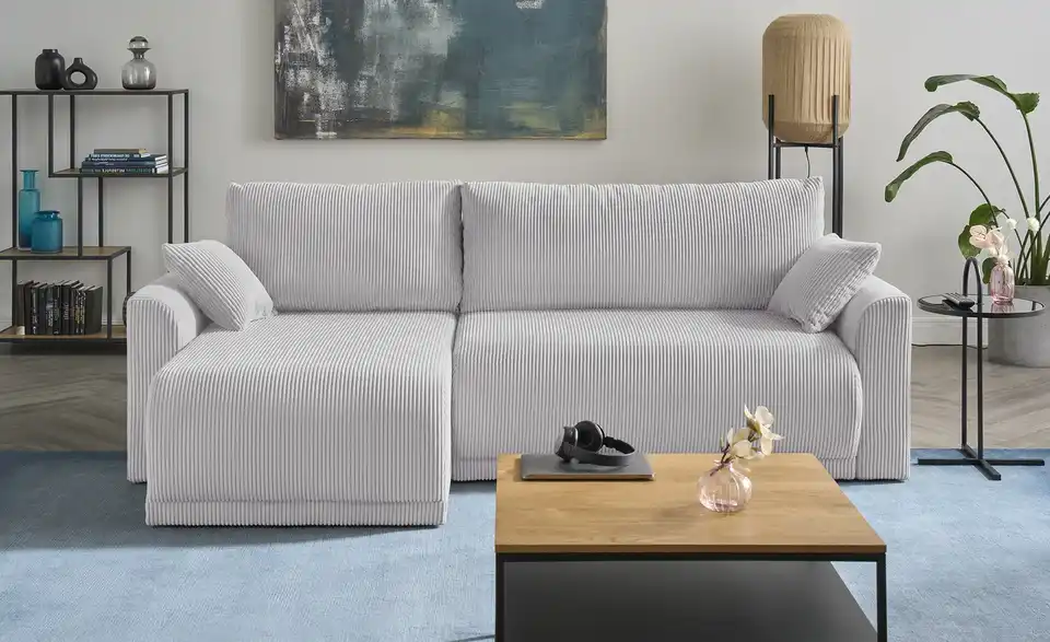 Ecksofa Malyn Hellgrau links