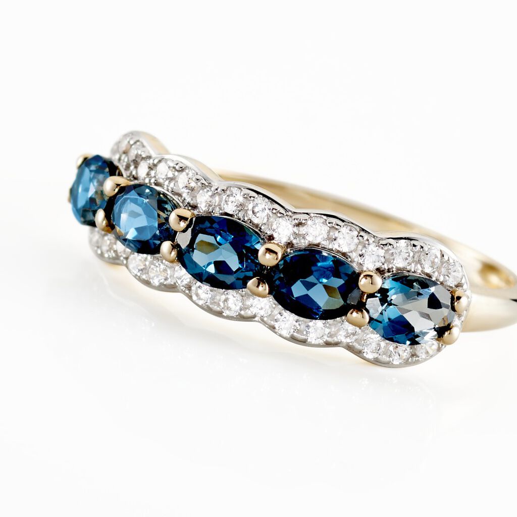 Bague Multipierres Or Jaune Margaux Topaze