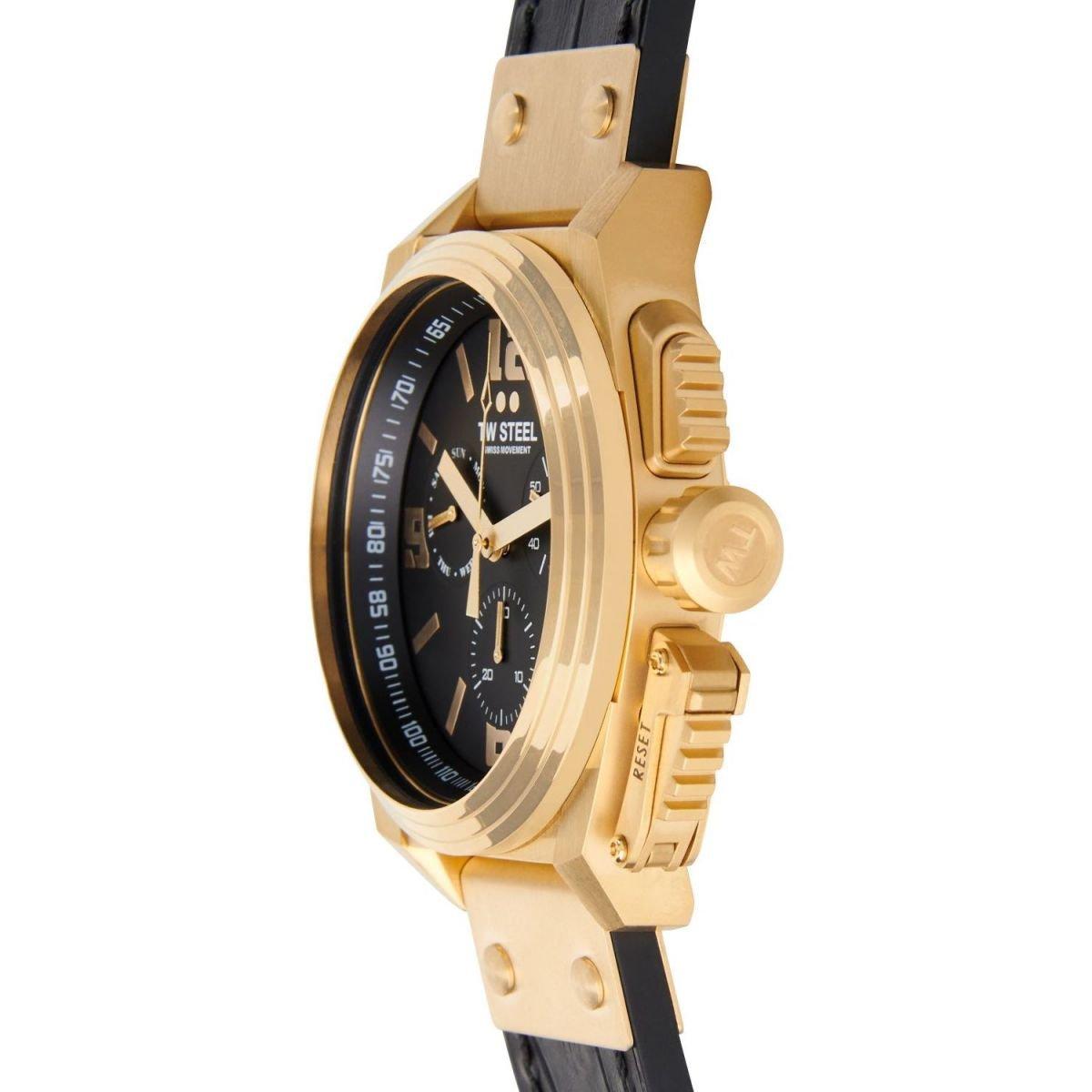 TW Steel Mens TW Steel Swiss Canteen Chronograph Date Watch