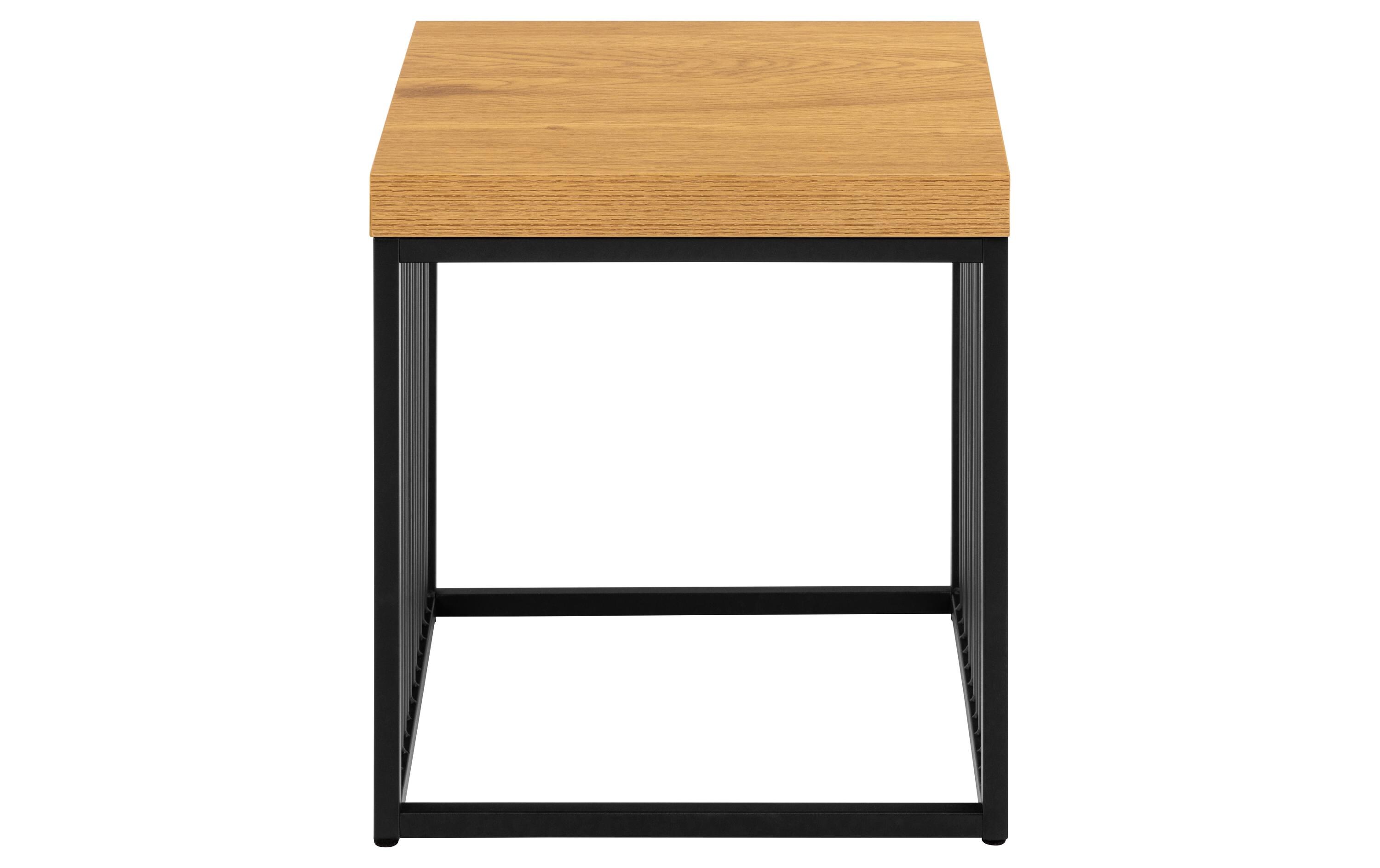 Beistelltisch Strington 40 x 40 x 42 cm, Braun/SchwarzSofatisch
