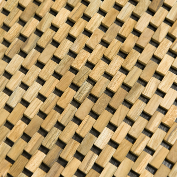 Sealskin Woodblock wc mat Teak 60 x 60 cm