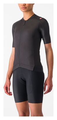 Maillot à Manches Courtes Castelli Espresso Femme Noir