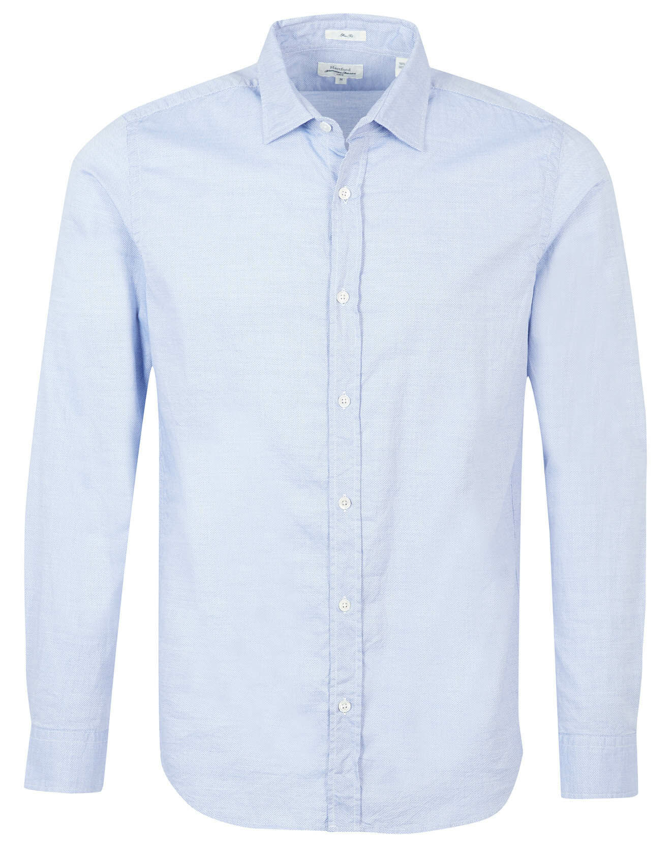 Hartford Chemise Slim Sammy imprimée blanc/bleu