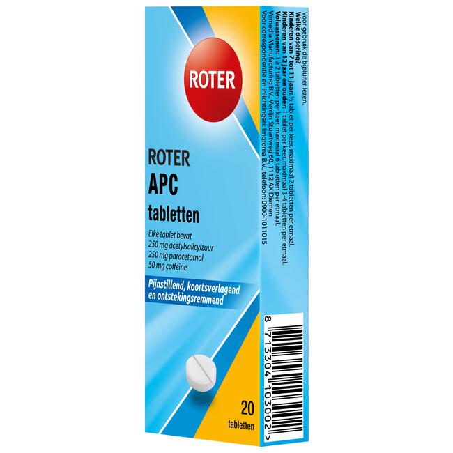 Roter APC 20 tabletten