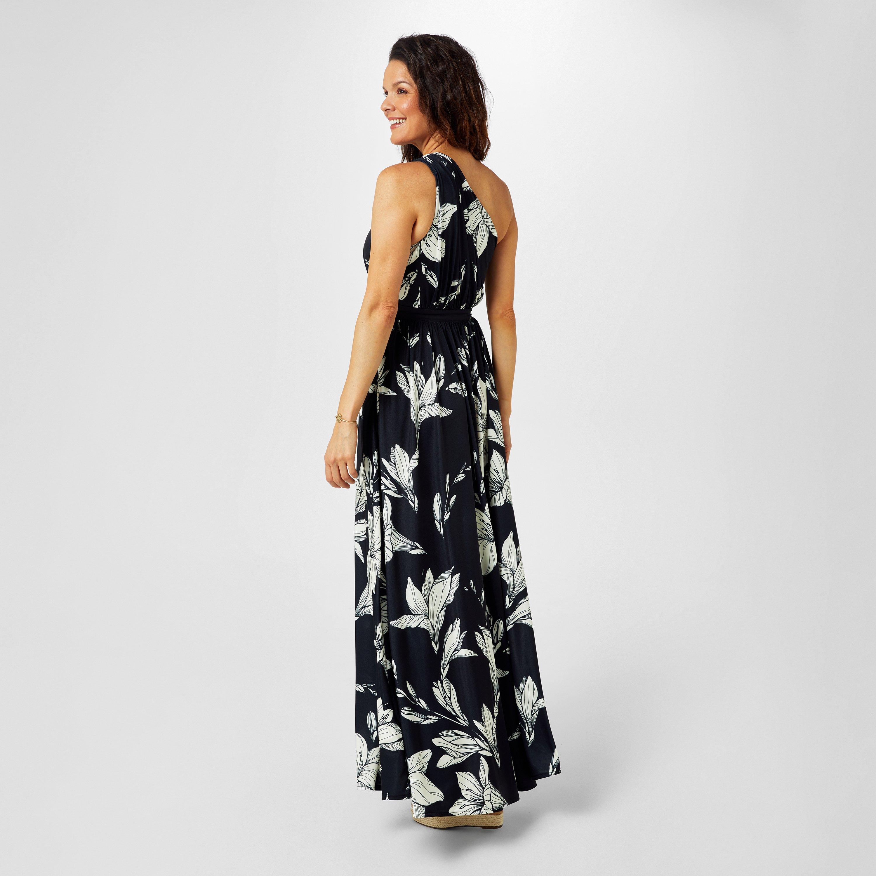 Biba One Shoulder Maxi Dress