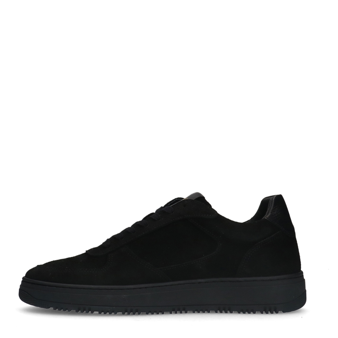 Zwarte suède sneakers
