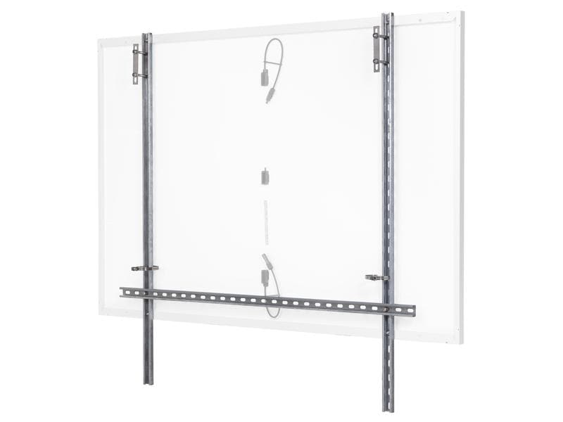 FURBER.power Montagekit für Solarpanel Solarpanelhalterung für den Balkon