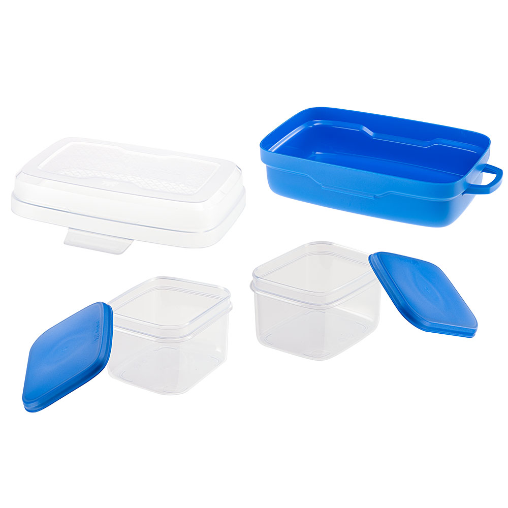 Ferplast pet ristò jeu de gamelles voyage chiens fermeture hermétique porte nourriture eau
