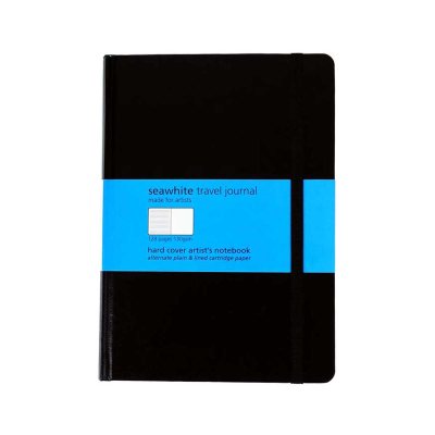 Seawhite A5 Plain Lined Travel Journal: 130 GSM