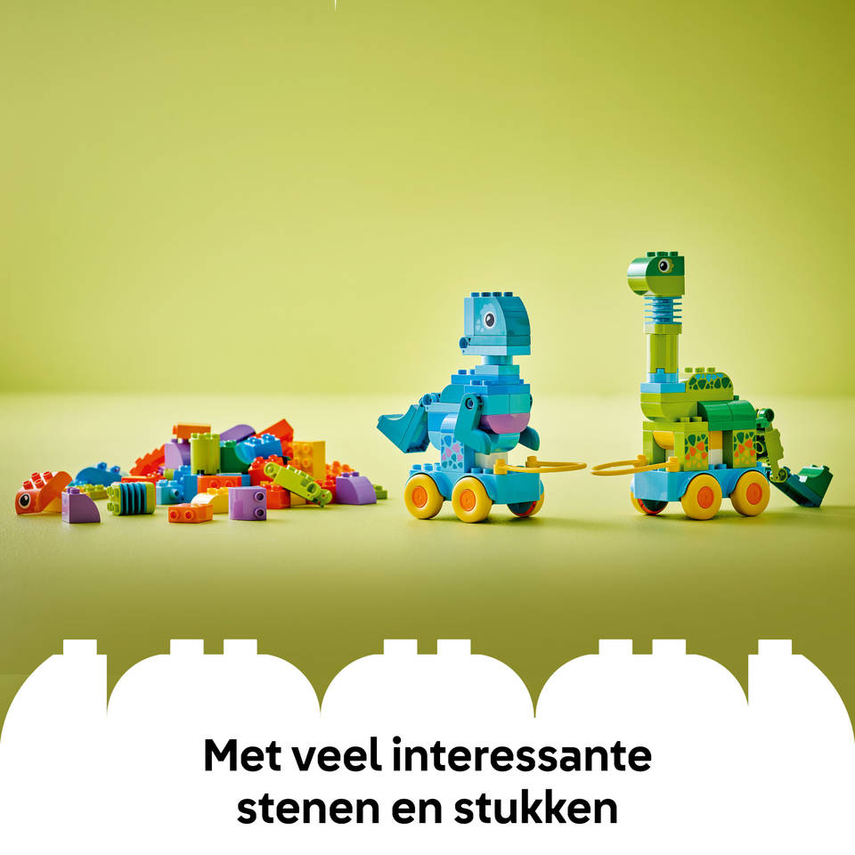 LEGO DUPLO 3-in-1 dinosaurussen op wielen 10451