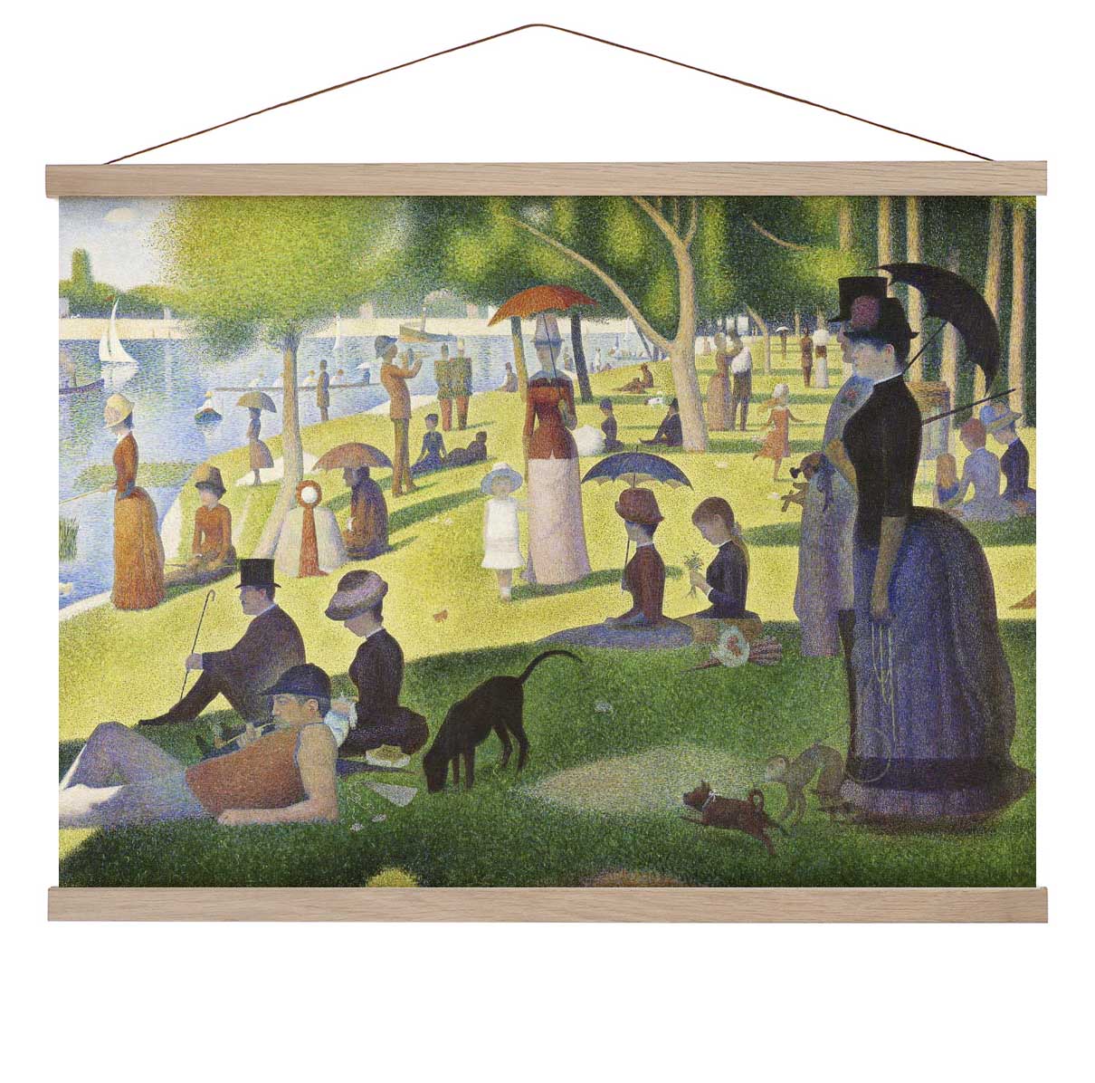 Ein Sonntag auf La Grande Jatte von Georges Seurat