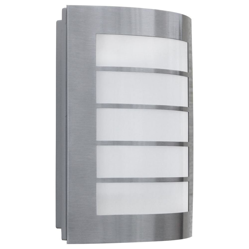 LED wandlamp Slim in roestvrij staal 8W 640lm IP44