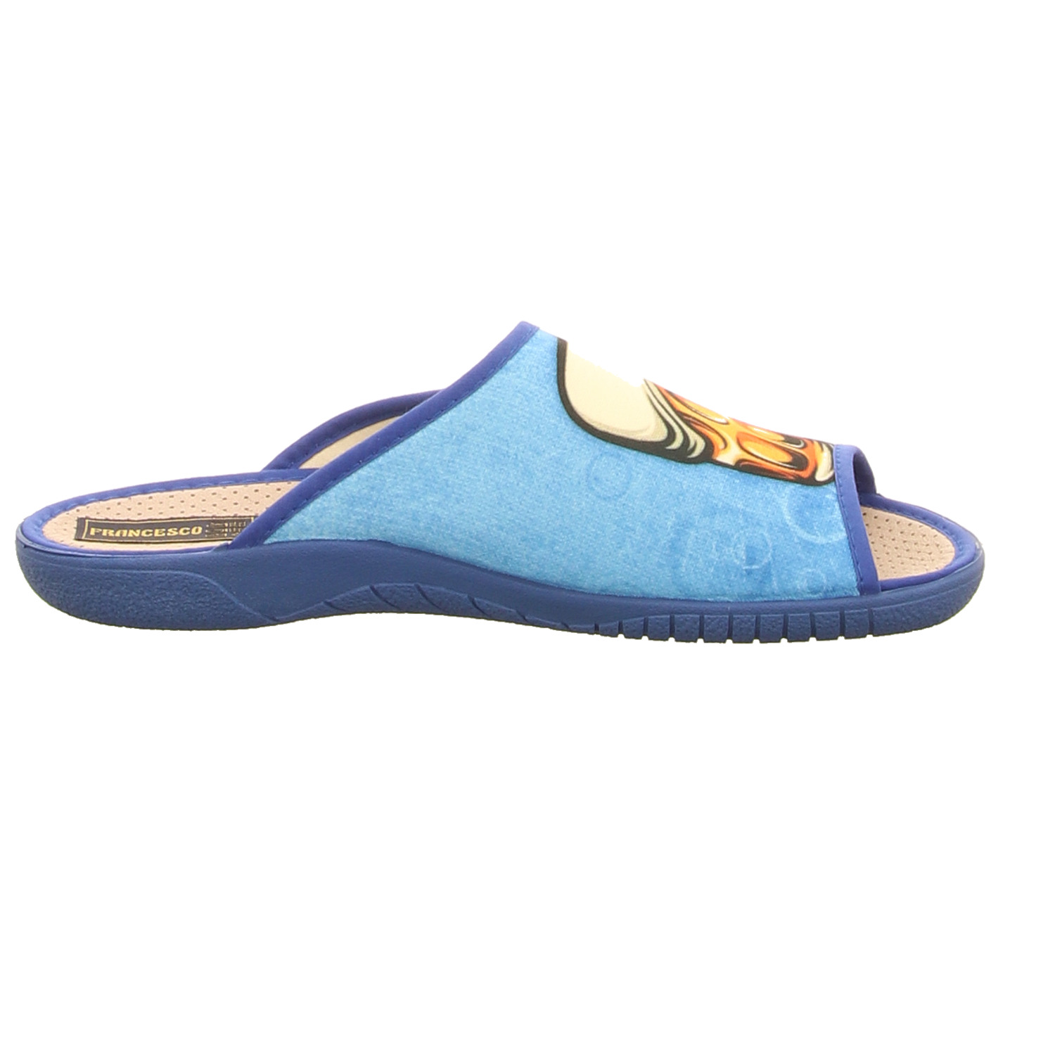 Francesca/o Hausschuh blau blau