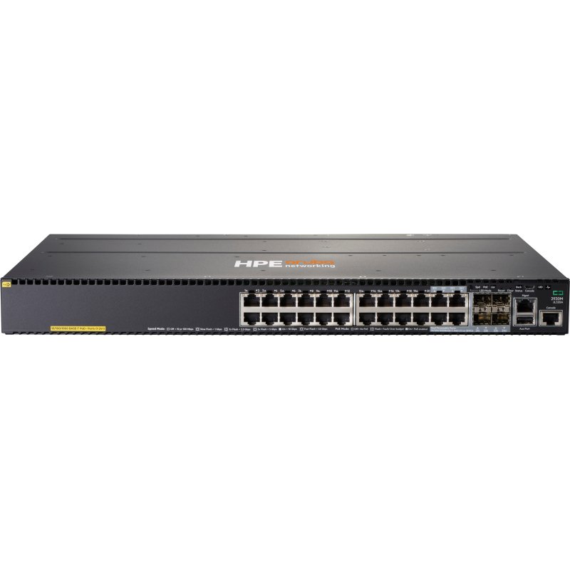 HPE Aruba Networking 2930M 24G PoE+ 1-slot Switch