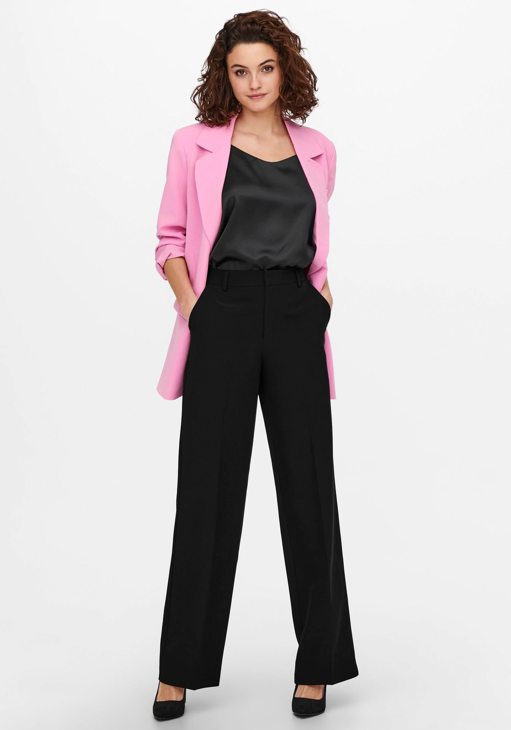 ONLY Anzughose »ONLBERRY LIFE HW WIDE PANT TLR NOOS«  mit Stretch